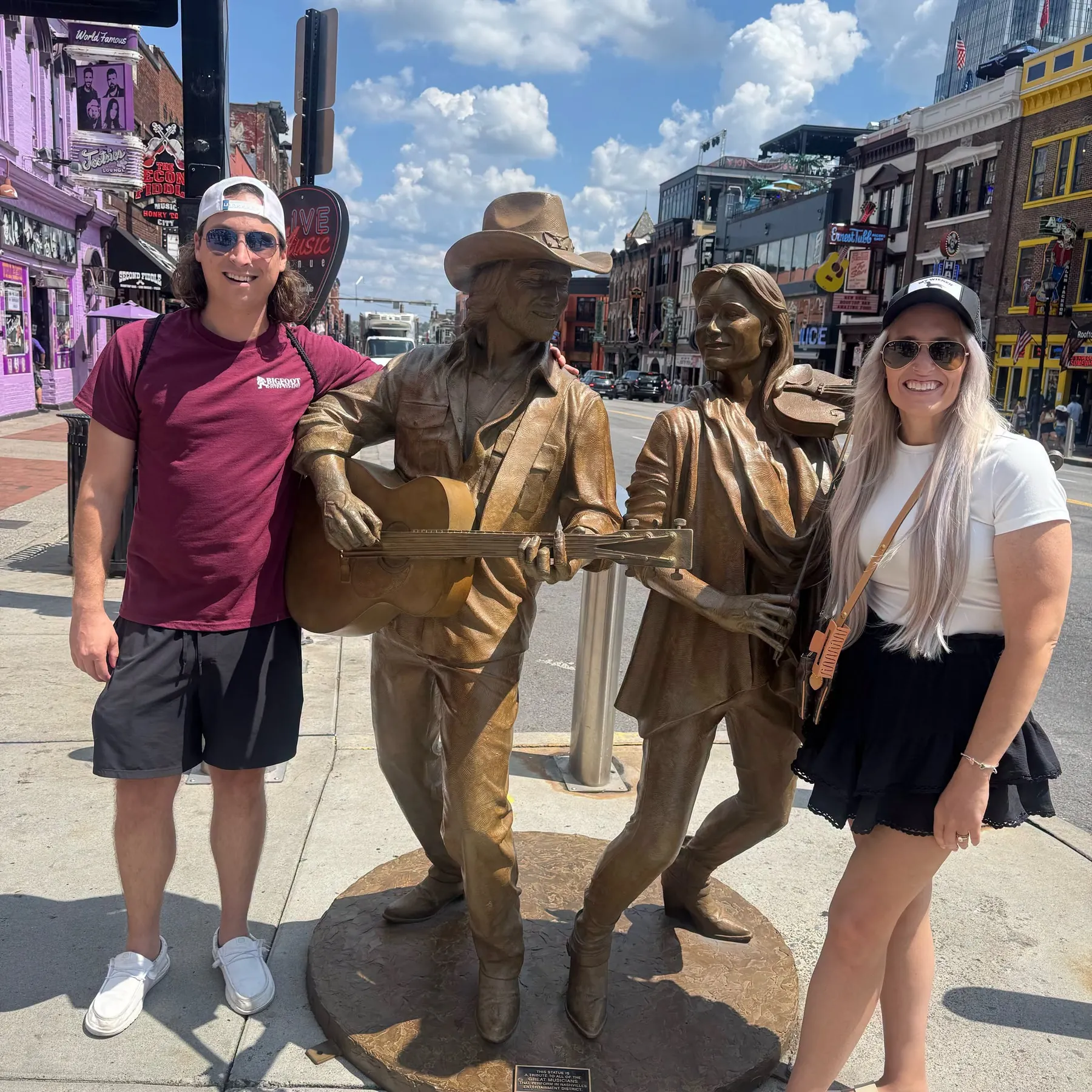 Shane and Jaci visiting Nashville